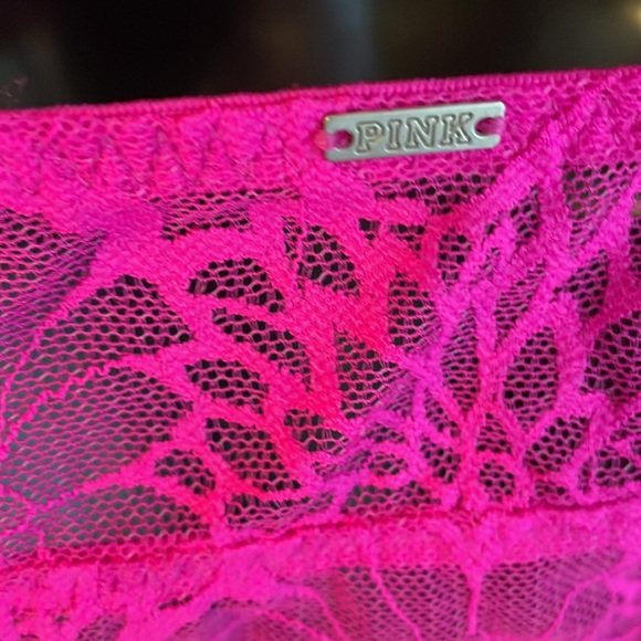 PINK by VS cup lined drops at bodice adj straps pulls over head Sz M - Picture 4 of 8